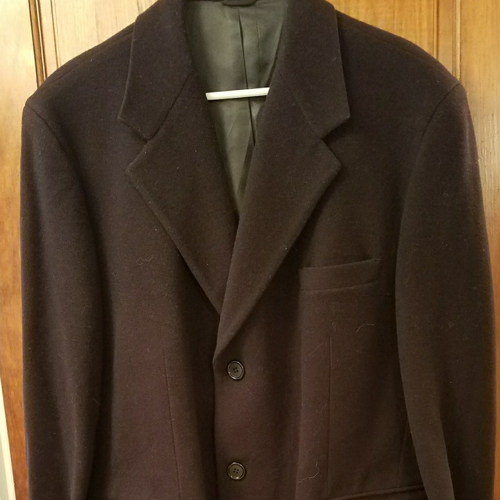 men's wool trenchcoat